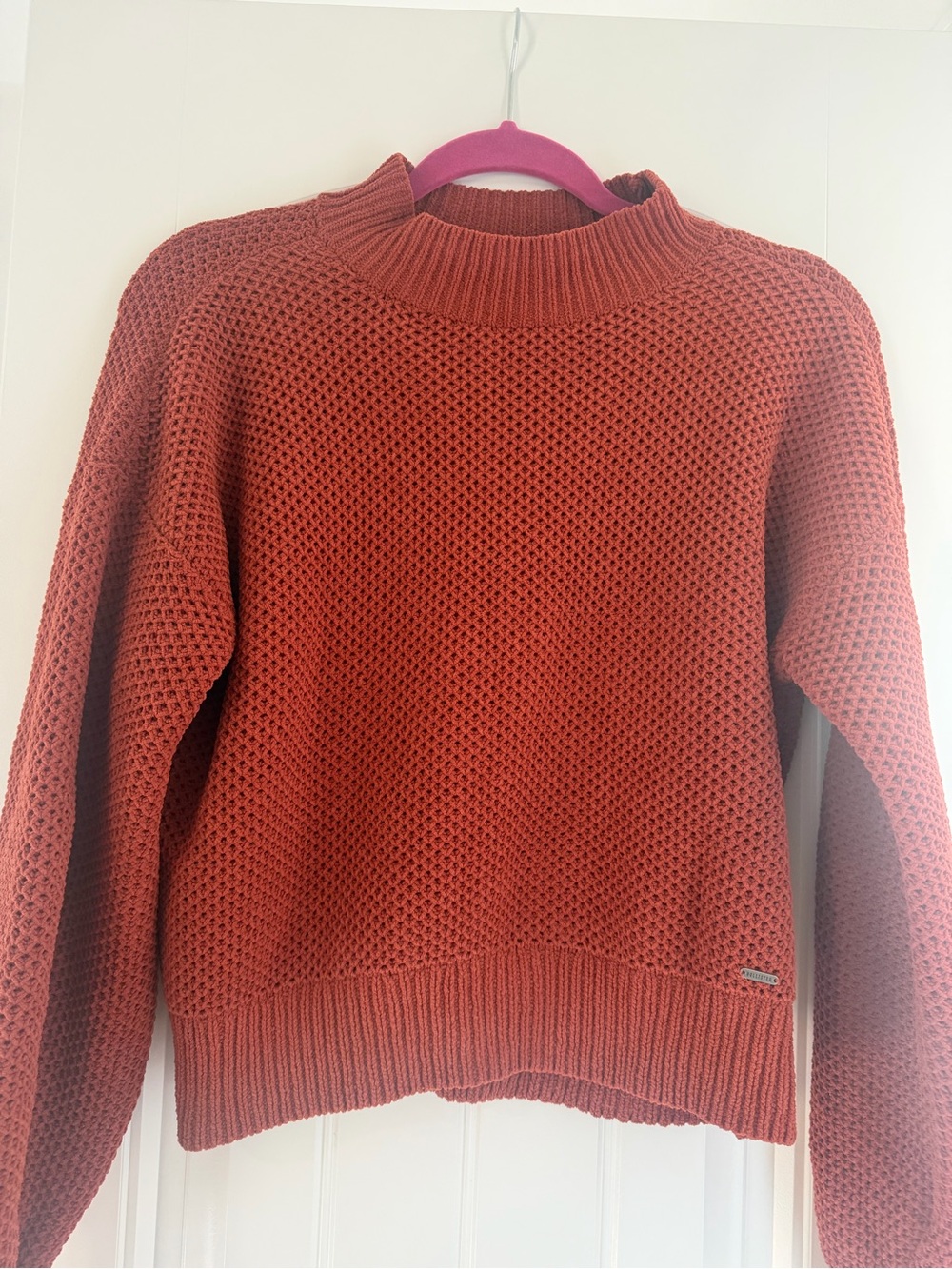 Hollister Women's Burnt Orange Sweater